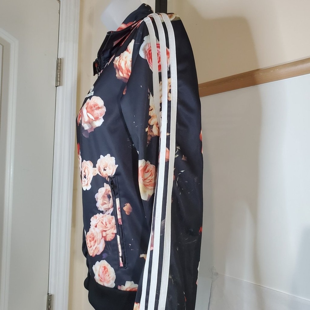 Adidas Originals Firebird Floral Roses Track Jacket Small - Picture 6 of 9